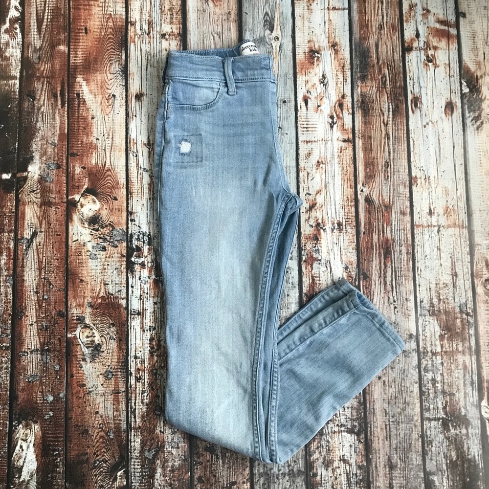 Abercrombie Distressed Pull-On Jeggings 11/12 Slim
